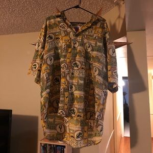 Men’s Silk Shirt, One Eight Hundred Brand, XL